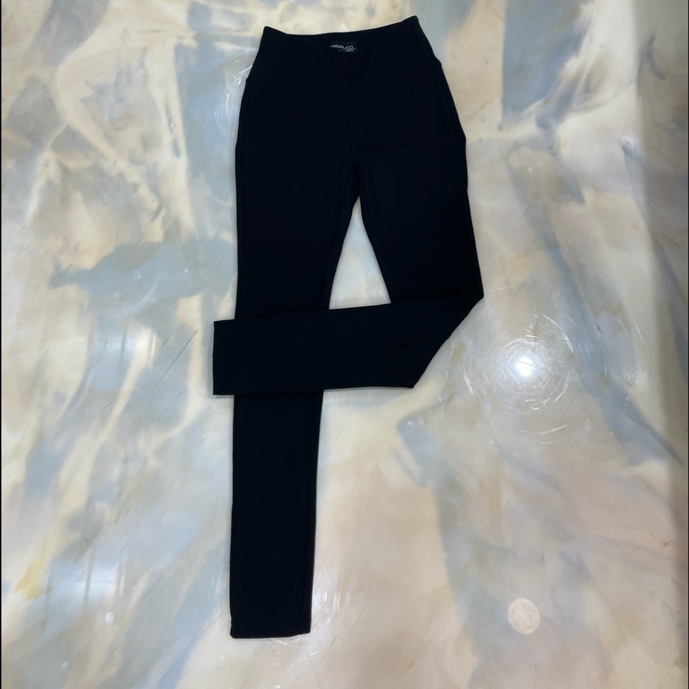 Black high waisted Ponte pants
